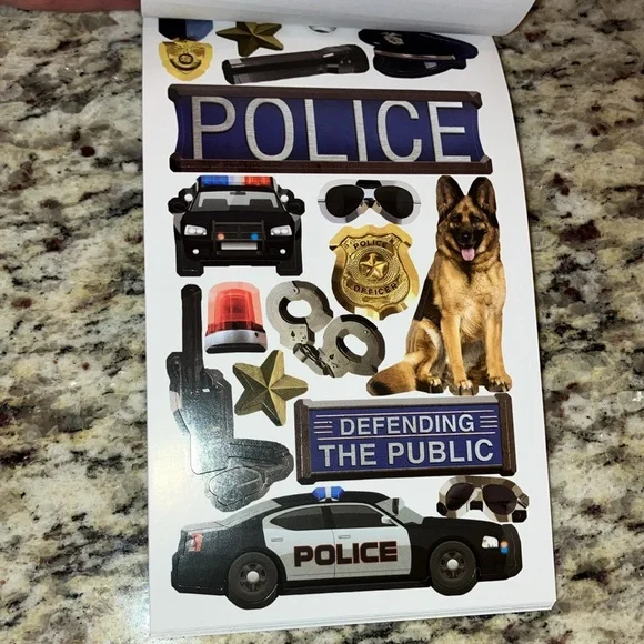 Sticker Book Bundle 1148 Pcs First Responder Classroom Scrapbook EMT Fire Police - Picture 11 of 17